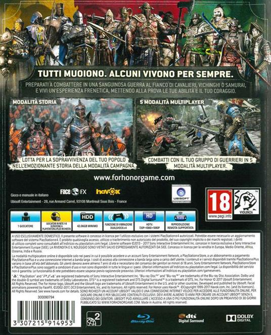 For Honor - PS4 - 7