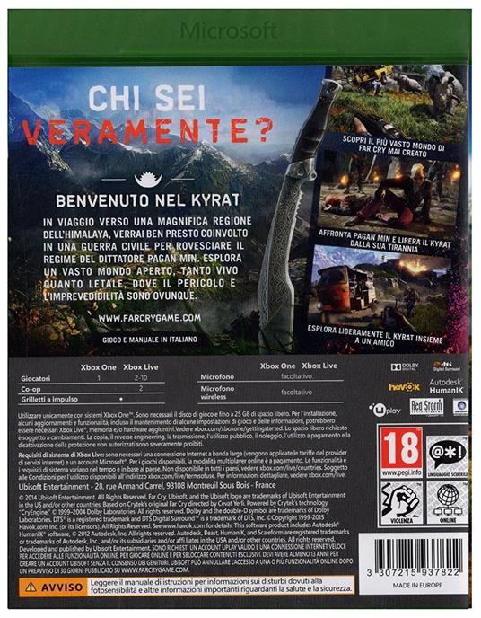 Far Cry 4 (Greatest Hits), videogioco Basic Inglese, ITA - XONE - 6