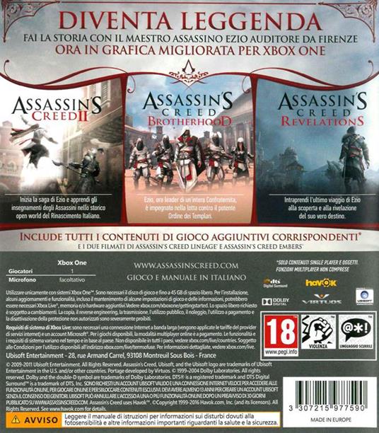Assassin's Creed: The Ezio Collection - XONE - 5