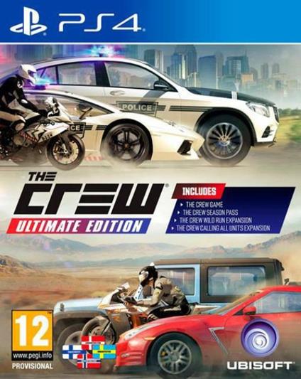 Ubisoft The Crew Ultimate Edition, PlayStation 4 videogioco Francese