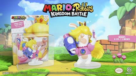 Mario Rabbid K.Battle Statua Peach 8cm - 7