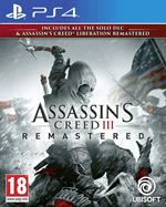 Ubisoft Assassin's Creed III Remastered Rimasterizzata PlayStation 4