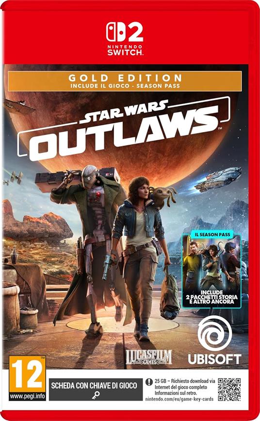 Star Wars Outlaws Gold Edition (GKEY) - SWITCH 2