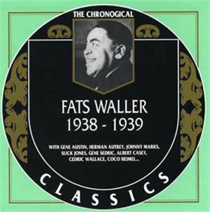 1938-1939 - CD Audio di Fats Waller