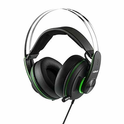 Konix ms-600 – Cuffie Gaming Xbox One Compatibile PC, PS4 – Alta Qualità Audio e anti rumore – Casco Gamer Xbox One jack – Cuscinetto e Arceau amorti per Comfort ottimale – Casco micro telescopico