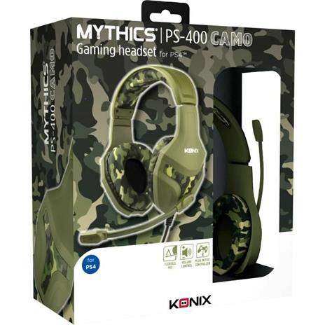 Cuffie mimetiche Konix PS-400 per PS4 - 5