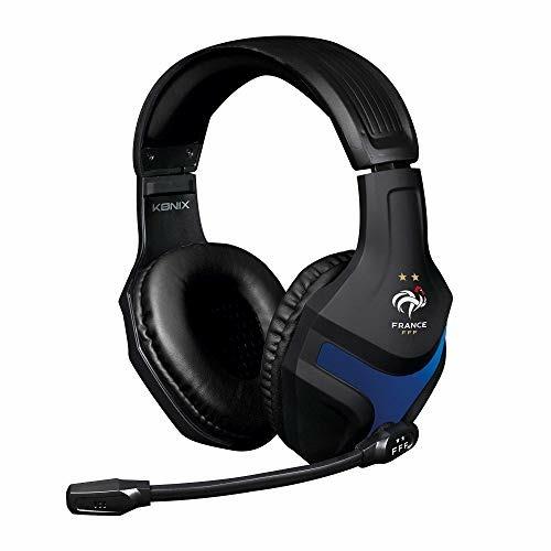 Konix Casque Gaming PS-400 FFF Compatible PS4, Xbox One, PC, Tablette, Smartphone Haute Qualité Audio Micro Casque Gamer Avec Microphone [Edizione: Francia]