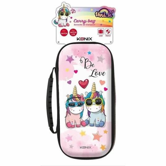 Custodia Unik Be Love Unicorno - KONIX - Switch - Rosa - 2