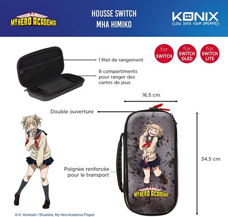 Konix My Hero Academia Himiko Custodia per cartucce - 3