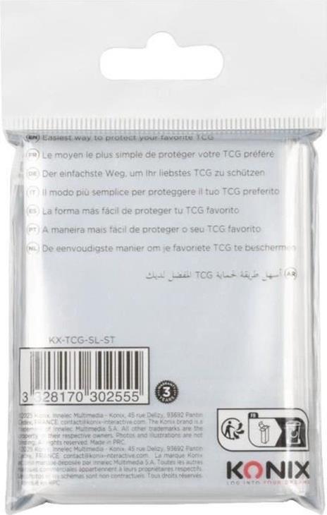 Bustine protettive con 100 tasche, compatibili con Magic: The Gathering e Pokémon - Trasparente - 2