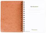 Taccuino spiralato Age Bag, My.Daily Planner 14,8x21cm 125F pre-stamp. stacc.Cognac