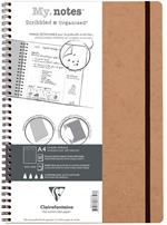 Quaderno spiralato Age Bag, My.Notes 21x29,7 marg.stacc 60F DOT Cognac