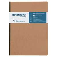 Cartoleria Age Bag. Quaderno brossurato A4 a quadretti Cognac Clairefontaine