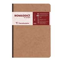 Cartoleria Age Bag. Quaderno brossurato A5 a righe Cognac Clairefontaine