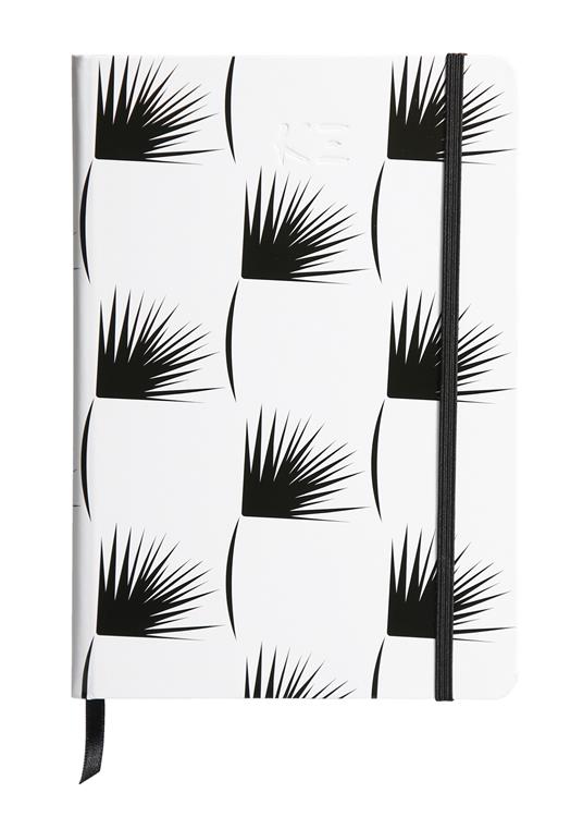 Kenzo, Taccuino copertina rigida A5 - 14, 8 x 21 cm, 80 F carta avorio 90g, con tasca, segnalibro, elastico - 2