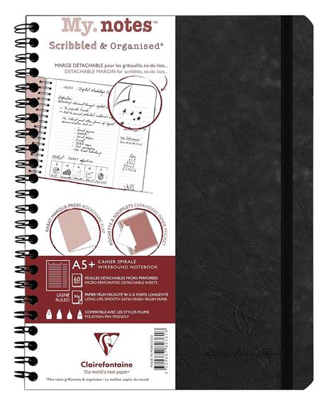 Quaderno spiralato Age Bag, My.Notes 16x21 marg.stacc. 60F DOT Rosso - 2