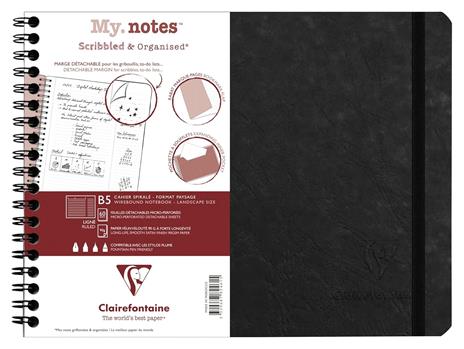 Quaderno spiralato Age Bag, My.Notes 16x21 marg.stacc. 60F DOT Rosso - 3
