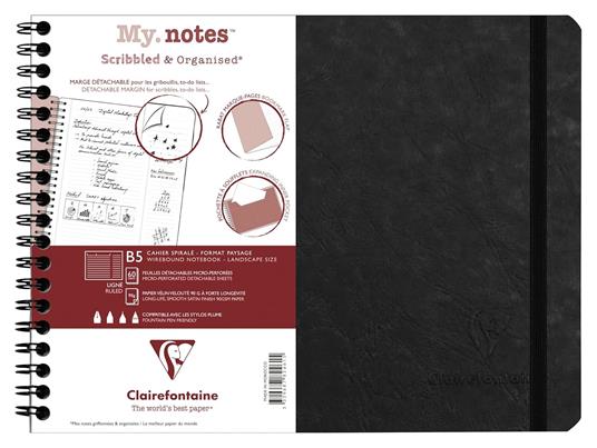Quaderno spiralato Age Bag, My.Notes 16x21 marg.stacc. 60F DOT Rosso - 3