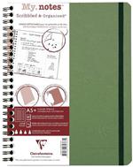 Quaderno spiralato Age Bag, My.Notes 16x21 marg.stacc. 60F Rig. Verde
