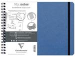 Quaderno spiralato Age Bag, My.Notes 25x19 marg.stacc 60F DOT Blu