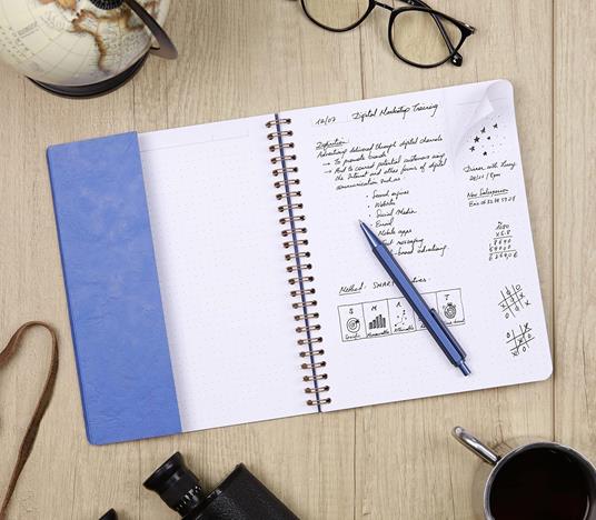 Quaderno spiralato Age Bag, My.Notes 25x19 marg.stacc 60F Rig. Rosso - 2