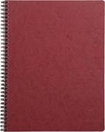 Age Bag Taccuino A4 + spiralato 22,5x29,7cm, 160 pagine, 4 fori a quadretti Rosso