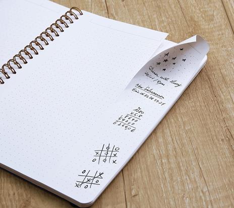 Quaderno spiralato Age Bag, My.Notes 21x29,7 marg.stacc 60F DOT Blue - 3