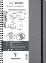 Quaderno spiralato Age Bag, My.Notes 21x29,7 marg.stacc 60F DOT Grigio