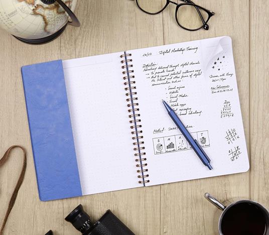 Quaderno spiralato Age Bag, My.Notes 21x29,7 marg.stacc 60F Rig. Verde - 2
