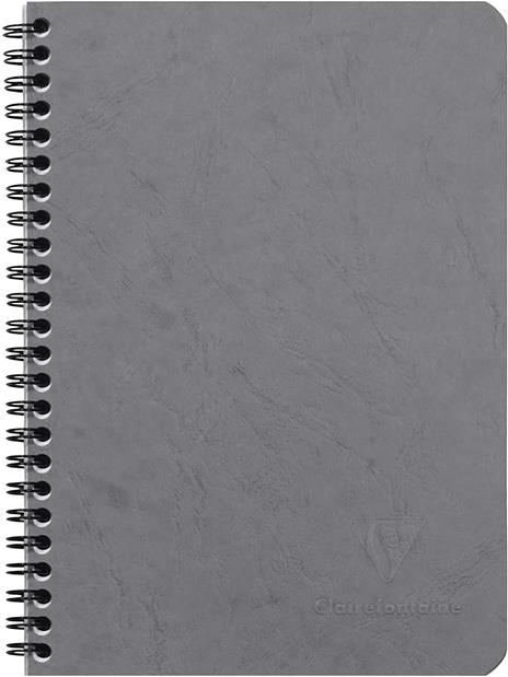 Quaderno Age Bag con spirale medium a quadretti. Grigio - 5