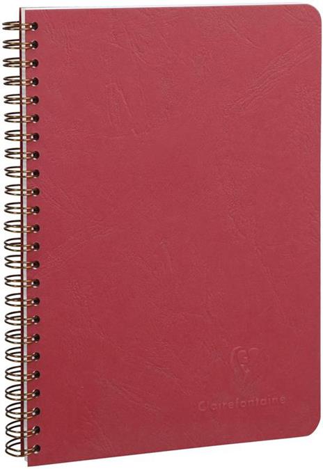 Quaderno Age Bag con spirale medium a righe. Rosso ciliegia