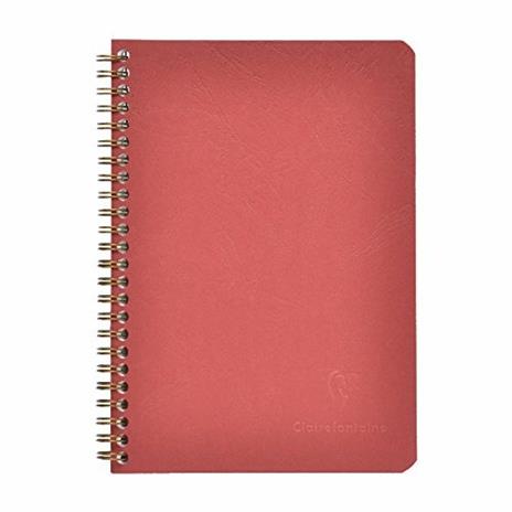 Quaderno Age Bag con spirale medium a righe. Rosso ciliegia - 2