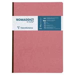 Cartoleria Age Bag. Quaderno brossurato A4 a quadretti Rosa Clairefontaine