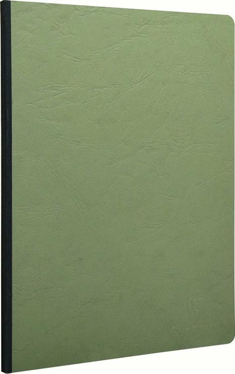Quaderno Age Bag brossurato extra large a righe. Verde muschio - 2