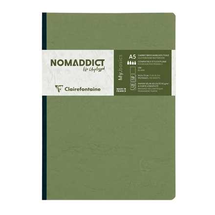 Cartoleria Age Bag. Quaderno brossurato A5 senza righe Verde Clairefontaine