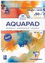 Blocco Acquarello Clairefontaine Aquapad A4 300 Gr 50 Fogli