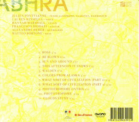 Abhra - CD Audio di Francesco Diodati,Matteo Bortone - 2