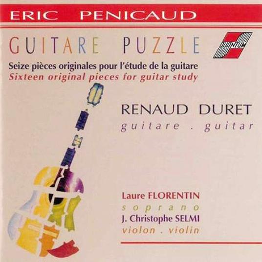 Eric Penicaud - Sixteen Original Pieces For Guitar Study - CD Audio