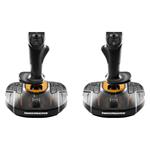 Joystick simulatore volo T 16000M Fcs Space Sim Duo Flight Sticks Black e Orange 2960815