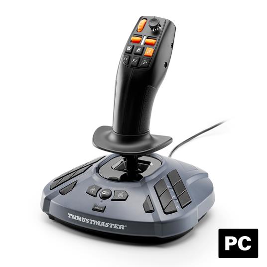 Thrustmaster SimTask FarmStick Joystick Multifunzione Nero Grigio