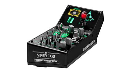 Thrustmaster VIPER Panel USB Joystick + Leva di Controllo del Motore PC Nero
