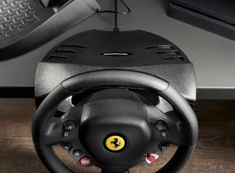 Thrustmaster T80 Ferrari 488 GTB Edition Sterzo + Pedali PlayStation 4 Nero - 3