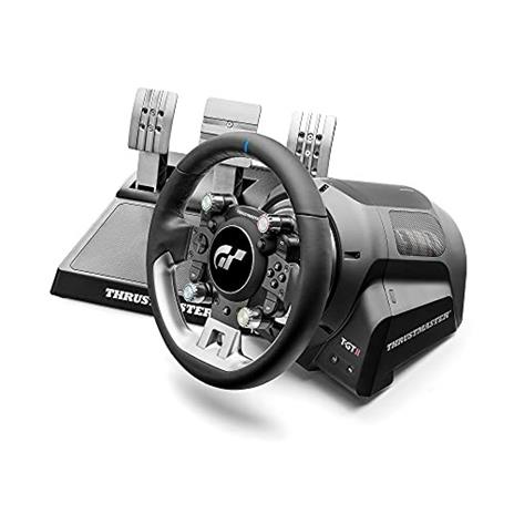 Thrustmaster T-GT II, Volante con Pedaliera A 3 Pedali, PS5, PS4, PC, Force Feedback In Tempo Reale