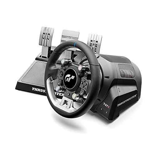 Thrustmaster T-GT II, Volante con Pedaliera A 3 Pedali, PS5, PS4, PC, Force Feedback In Tempo Reale