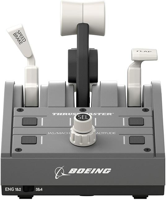 Thrustmaster TCA Yoke Pack Boeing Edition, Sistema Cloche Pendolare e Quadrante Manetta, Repliche su Licenza Ufficiale Boeing, Struttura 100% in Metallo, Funzione Autopilota, Xbox e PC - 5