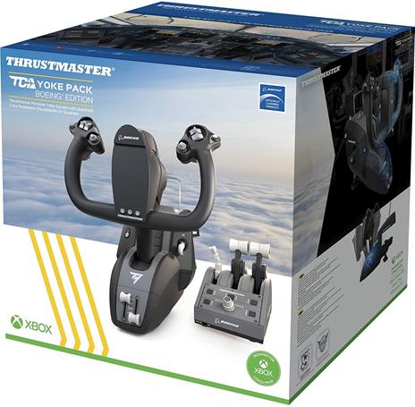 Thrustmaster TCA Yoke Pack Boeing Edition, Sistema Cloche Pendolare e Quadrante Manetta, Repliche su Licenza Ufficiale Boeing, Struttura 100% in Metallo, Funzione Autopilota, Xbox e PC - 6