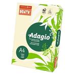 Carta colorata A4 INTERNATIONAL PAPER Rey Adagio 160 g/m² avorio risma da 250 fogli - ADAGI160X475