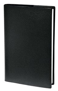 Agenda settimanale 2025, Quo Vadis, 13 mesi, Presidente, con rubrica, italiano, Impala nero - 21 x 27 cm