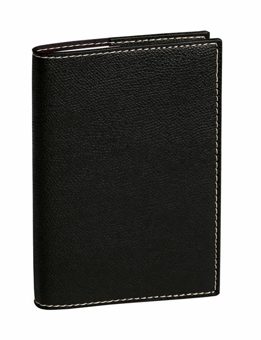 Agenda settimanale 2026, Quo Vadis, 13 mesi, Presidente, con rubrica, italiano, Club nero - 21 x 27 cm  - 8