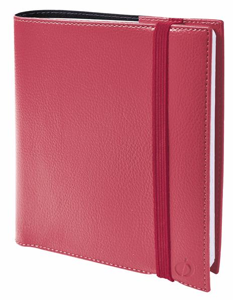 Agenda settimanale 2024, Quo Vadis, 13 mesi, Time&Life MEDIUM, con rubrica, rosa cangiante, con elastico - 16 x 16 cm